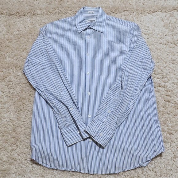 Calvin Klein Men's Dress Button Top Size Small - Picture 1 of 6
